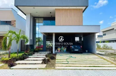 Casa com 4 dormitórios à venda, 275 m² por r$ 1.850.000 - cidade alpha - eusébio/ce
