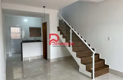 Sobrado com 3 quartos, canto do forte, praia grande, cod: 2448