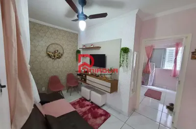 Apartamento com 1 quarto, guilhermina, praia grande - r$ 280 mil, cod: 7011