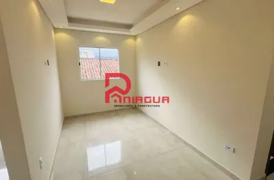 Casa de condomínio com 2 quartos, caiçara, praia grande, cod: 7129