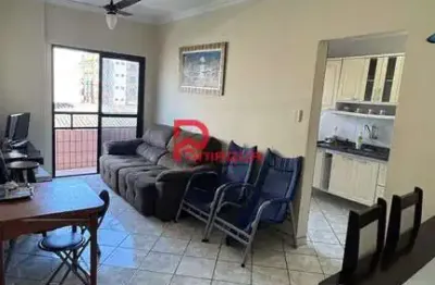 Apartamento com 1 quarto, guilhermina, praia grande - r$ 315 mil, cod: 7235