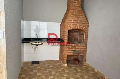 Casa com 2 quartos, balneário maracanã, praia grande - r$ 399 mil, cod: 7643