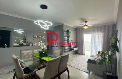 Apartamento com 3 quartos, guilhermina, praia grande - r$ 780 mil, cod: 7755