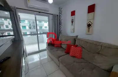 Apartamento com 2 quartos, guilhermina, praia grande - r$ 490 mil, cod: 7815