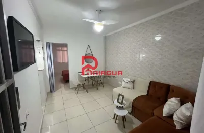 Apartamento com 1 quarto, guilhermina, praia grande - r$ 275 mil, cod: 7842