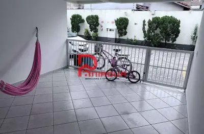 Sobrado de condomínio com 3 quartos, canto do forte, praia grande, cod: 6712