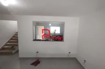 Sobrado com 2 quartos, canto do forte, praia grande - r$ 768 mil, cod: 7485