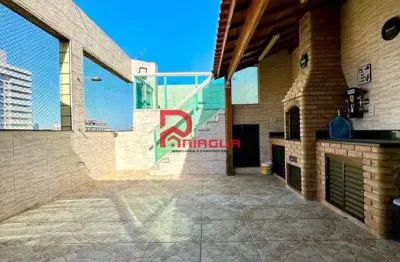 Cobertura com 3 quartos, tupi, praia grande - r$ 980 mil, cod: 8007
