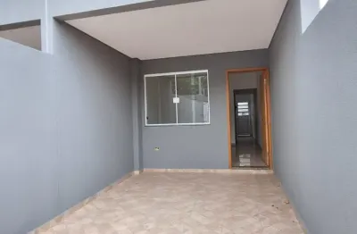 Sobrado novo com  2 suítes , 3 banheiros, 2 vagas,  85m²