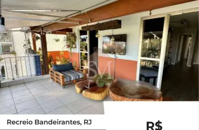 Imperdível: cobertura duplex de 3 quartos no recreio dos bandeirantes, rio de janeiro-rj!
