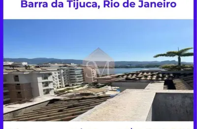 Barra da tijuca: cobertura duplex 4 quartos, 2 suítes, 206m², 2 vagas de garagem