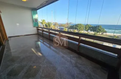 Apartamento à venda na barra da tijuca - 3 quartos, 1 suíte e 4 vagas de garagem - frente mar na lúcio costa