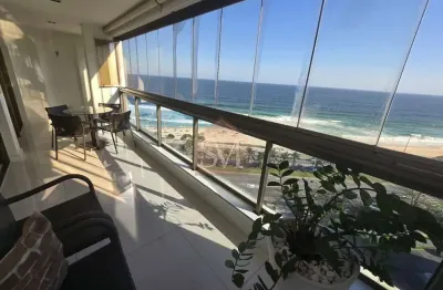 Apartamento à venda na barra da tijuca-rj: 4 quartos, 1 suíte, 2 salas, 3 banheiros, 2 vagas, 150m² frente mar!