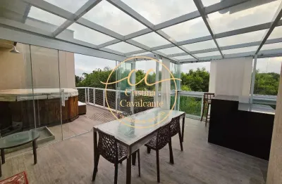 Imperdível cobertura duplex à venda no recreio dos bandeirantes - 3 quartos, 2 suítes, 150m², terraço com hidromassagem no barra village lakes