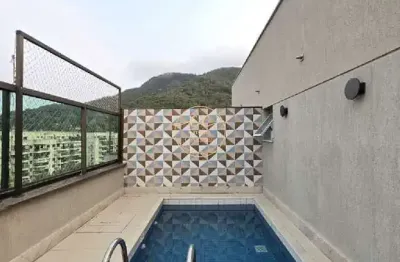 Recreio-cobertura duplex à venda 3 quartos, 1 suíte 144m², 2 vagas, condomínio maui