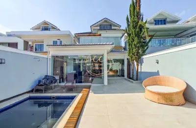 Riviera del sol - recreio: casa triplex 4 suítes, 282m², 3 vagas, piscina e quintal - venda no rj