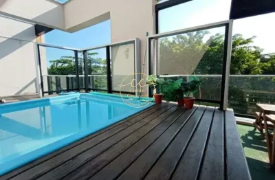 Vendo cobertura no recreio dos bandeirantes-rj com 4 suítes, piscina e espaço gourmet - sofisticato 178m²