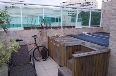 Imperdível: cobertura de luxo no recreio dos bandeirantes-rj! 3 quartos, 1 suíte, varanda gourmet, piscina. confira!