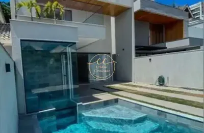 Casa triplex de luxo no recreio dos bandeirantes - 3 suítes, piscina e varanda gourmet - imperdível!
