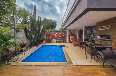 Luxuosa casa triplex à venda no recreio/concetto nero - 5 quartos, 4 suítes, 268 m², 3 vagas, piscina e área gourmet