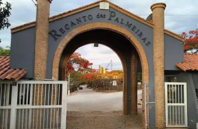 Terreno em condomínio fechado à venda na Avenida Carlos Bicalho Goulart, 103, Condomínio Recanto Das Palmeiras, Lagoa Santa