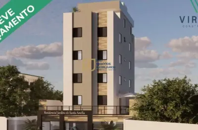 Apartamento à venda - 2 quartos - 1 vaga - 44m² - elevador - santa amélia