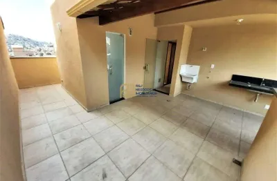 Cobertura - 3 quartos sendo 1 suíte - 2 vagas sob pilotis - terraço - candelária