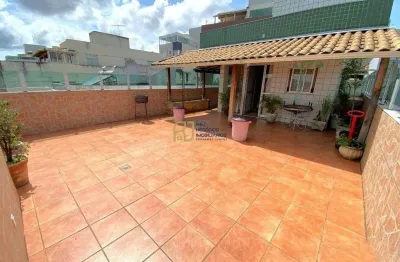 Cobertura à venda - 3 quartos sendo 1 com suíte - 2 salas - 2 vagas - itapoã bh