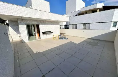 Cobertura à venda - 3 quartos 1 com suíte - 2 salas - 3 vagas - itapoã bh