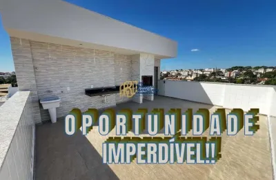 Cobertura à venda - 4 quartos sendo 2 suítes - 2 vagas - bairro santa amélia