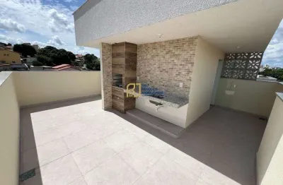 Cobertura à venda - 2 quartos - 1 vaga - 90m² - bairro santa amélia - pampulha