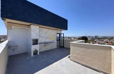 Cobertura à venda - 3 quartos sendo 2 suítes - 1 vaga pilotis - santa mônica bh