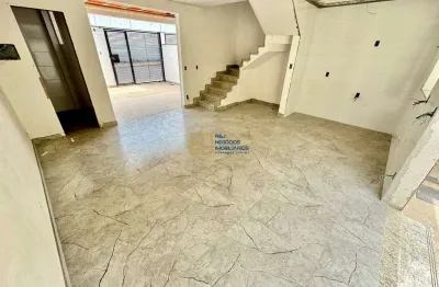 Casa geminada à venda - 3 quartos 1 com suíte - 1 vaga - 106m² - candelária bh