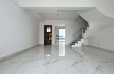 Casa geminada à venda - 3 quartos 1 com suíte e varanda - 2 vagas - santa amélia