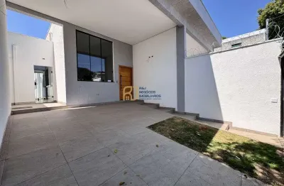 Casa geminada linear à venda - 3 quartos 1 com suíte - 2 vagas - santa mônica bh