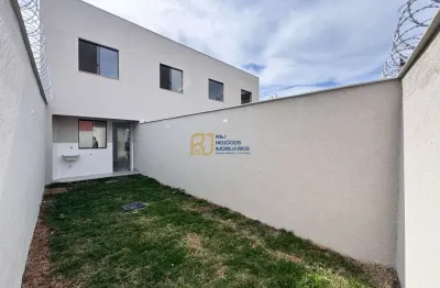 Casa geminada à venda - 2 quartos com suítes - 1 vaga - santa mônica bh