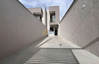 Casa geminada à venda - 2 quartos com suítes - 1 vaga - santa mônica bh