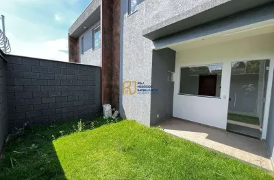 Casa geminada à venda - 3 quartos sendo 2 suítes - 1 vaga - são josé da lapa mg