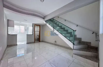 Casa geminada à venda - 2 quartos - 1 vaga - 80m² - jardim atlântico bh