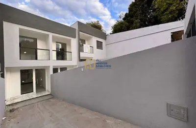 Casa geminada à venda - 2 quartos - 1 vaga - ampla área externa - jardim leblon