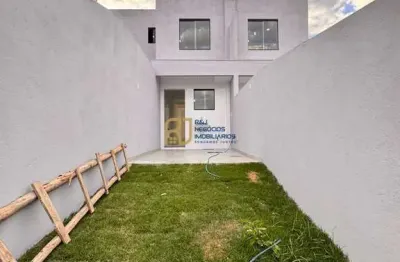 Casa geminada à venda - 2 quartos - 1 vaga - ampla área externa - jardim leblon