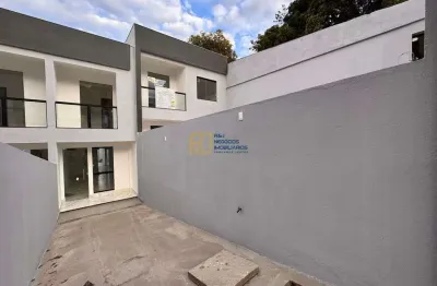 Casa geminada à venda - 2 quartos - 1 vaga - ampla área externa - jardim leblon