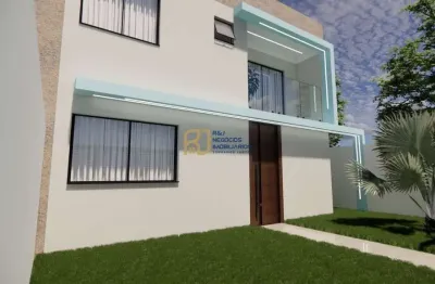 Casa geminada à venda - 3 quartos sendo 2 suítes - 2 vagas - 140m² - trevo bh