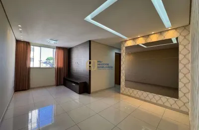 Apartamento à venda - 3 quartos 1 com suíte - 2 vagas - elevador - planalto bh