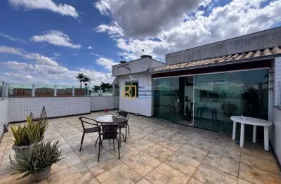 Cobertura à Venda - 140m² - 3 Quartos 1 Suíte - 2 Salas - 2 Vagas - Planalto BH