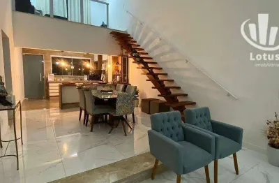 Linda casa com 3 dormitórios à venda, 180 m² - reserva da barra - jaguariúna/sp