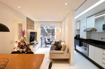 Apartamento de arquiteta, 2 dormitórios, varanda ampla envidraçada e porcelanato importado – vila bremen