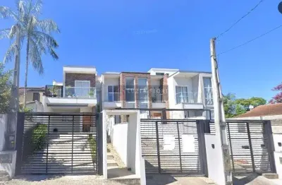 Sobrado  geminado novo à venda no bairro glória - joinville - sc 79 m² privativos, 02 suítes; 02 banheiros,  lavabo,  cozinha e copa integradas, lavan