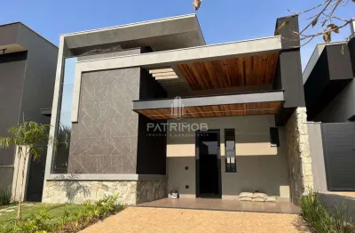 Casa térrea com 03 suíte sendo 01 com closet e piscina - em residencial valência