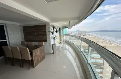 Apartamento para locação no bairro Aviação em Praia Grande, SP. 4 dormitórios sendo 4 suítes.